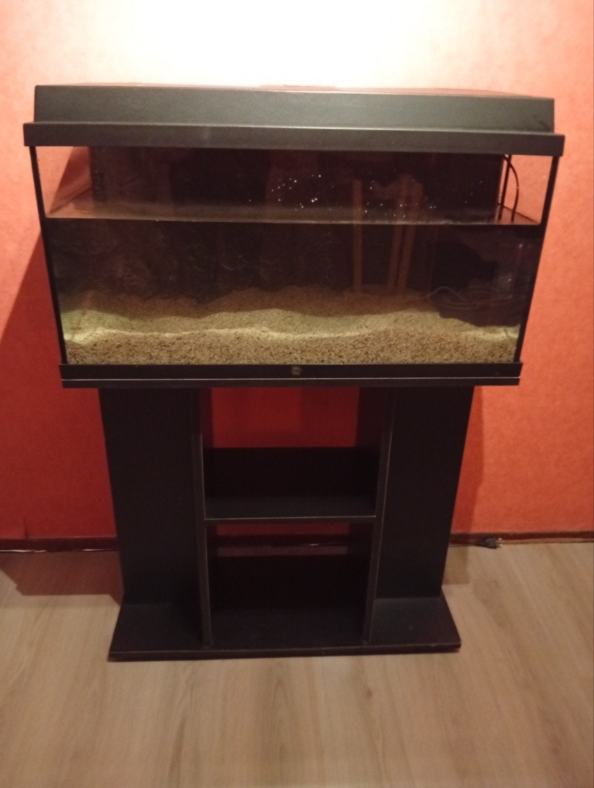 Juwel aqarium met meubel, Ophalen, Inclusief toebehoren, Zo goed als nieuw, Gevuld zoetwateraquarium