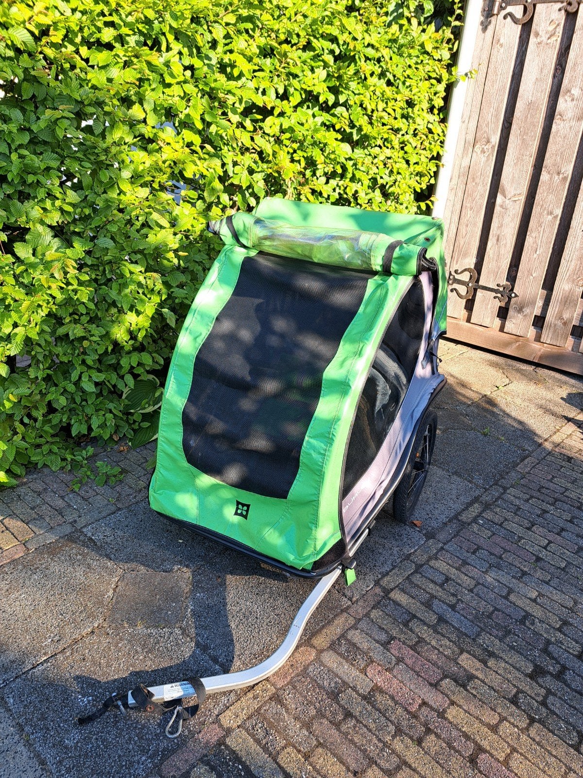 Burley fietskar voor 2 personen - oudje maar functioneel, Ophalen, Gebruikt, Opvouwbaar, Burley