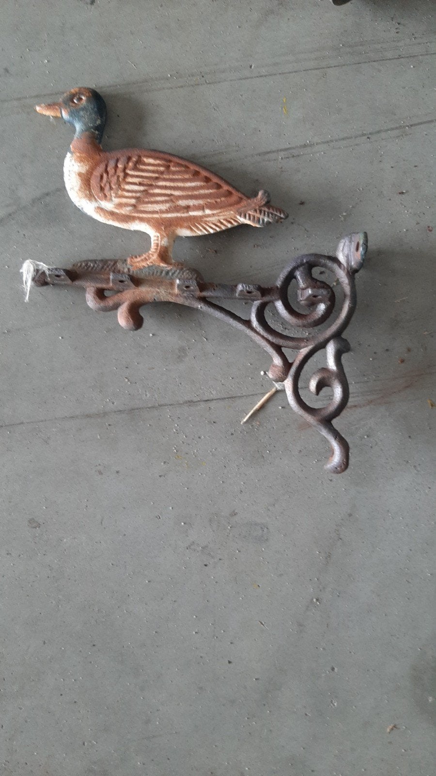 Gietijzeren eend wanddecoratie, Antiek en Kunst, Ophalen