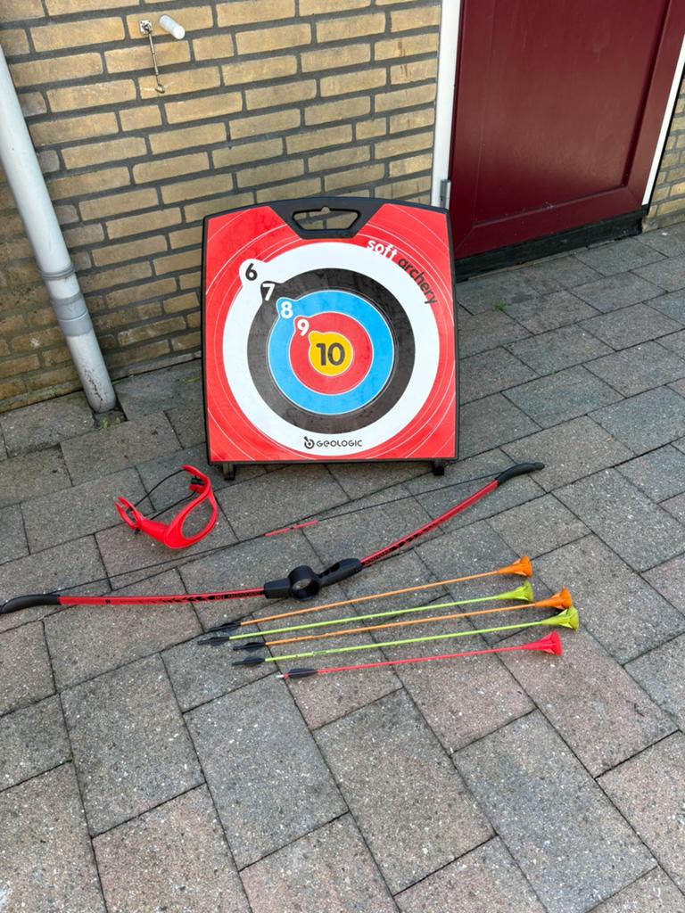 Pijl en boog set, Sport en Fitness, Handboogschieten, Ophalen, Zo goed als nieuw
