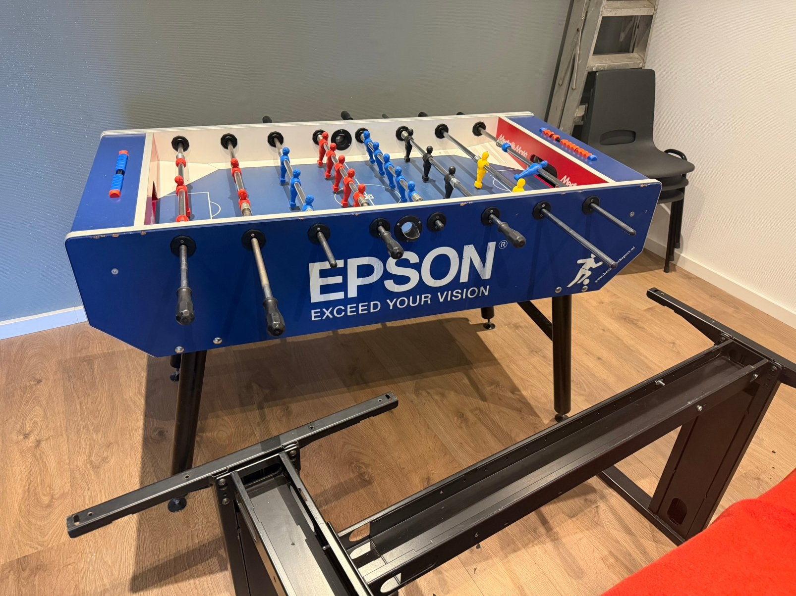 Professionele tafelvoetbal / tafelvoetballen, Ophalen, Gebruikt