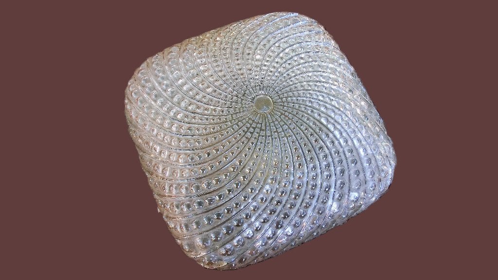 oude plafoniere, Ophalen, Gebruikt, Glas