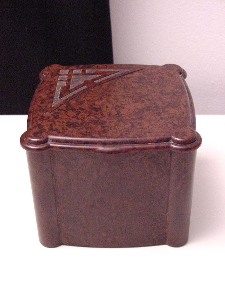 art deco bakeliet doos, Antiek en Kunst, Ophalen of Verzenden