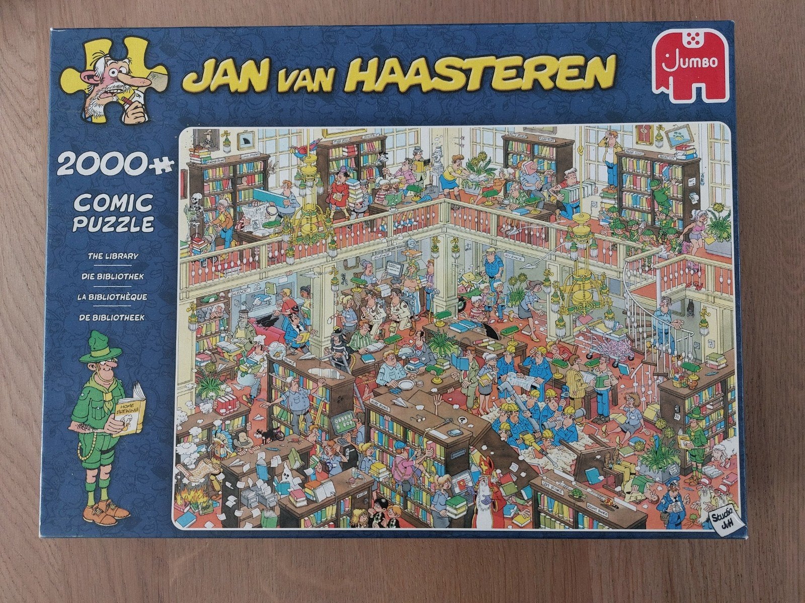 Jan van Haasteren puzzel 2000 stukjes, Ophalen, Meer dan 1500 stukjes, Zo goed als nieuw