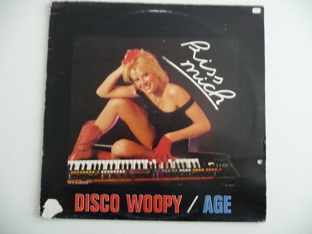 maxi single KISS MICH - DISCO WOOPY - BMC RECORDS, 1983, Cd's en Dvd's, Vinyl Singles, Gebruikt, Overige genres, Ophalen of Verzenden