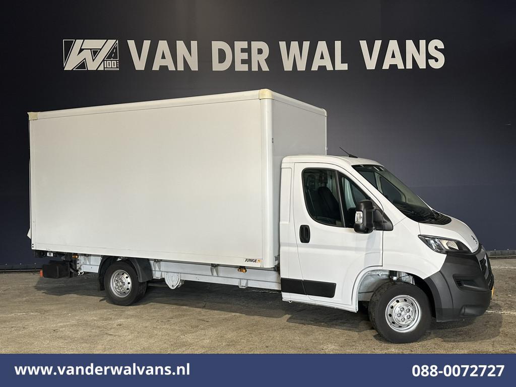 Peugeot Boxer 2.2 BlueHDi 141pk Bakwagen 436cm Lang Laadklep, Voorwielaandrijving, Stof, Gebruikt, 4 cilinders