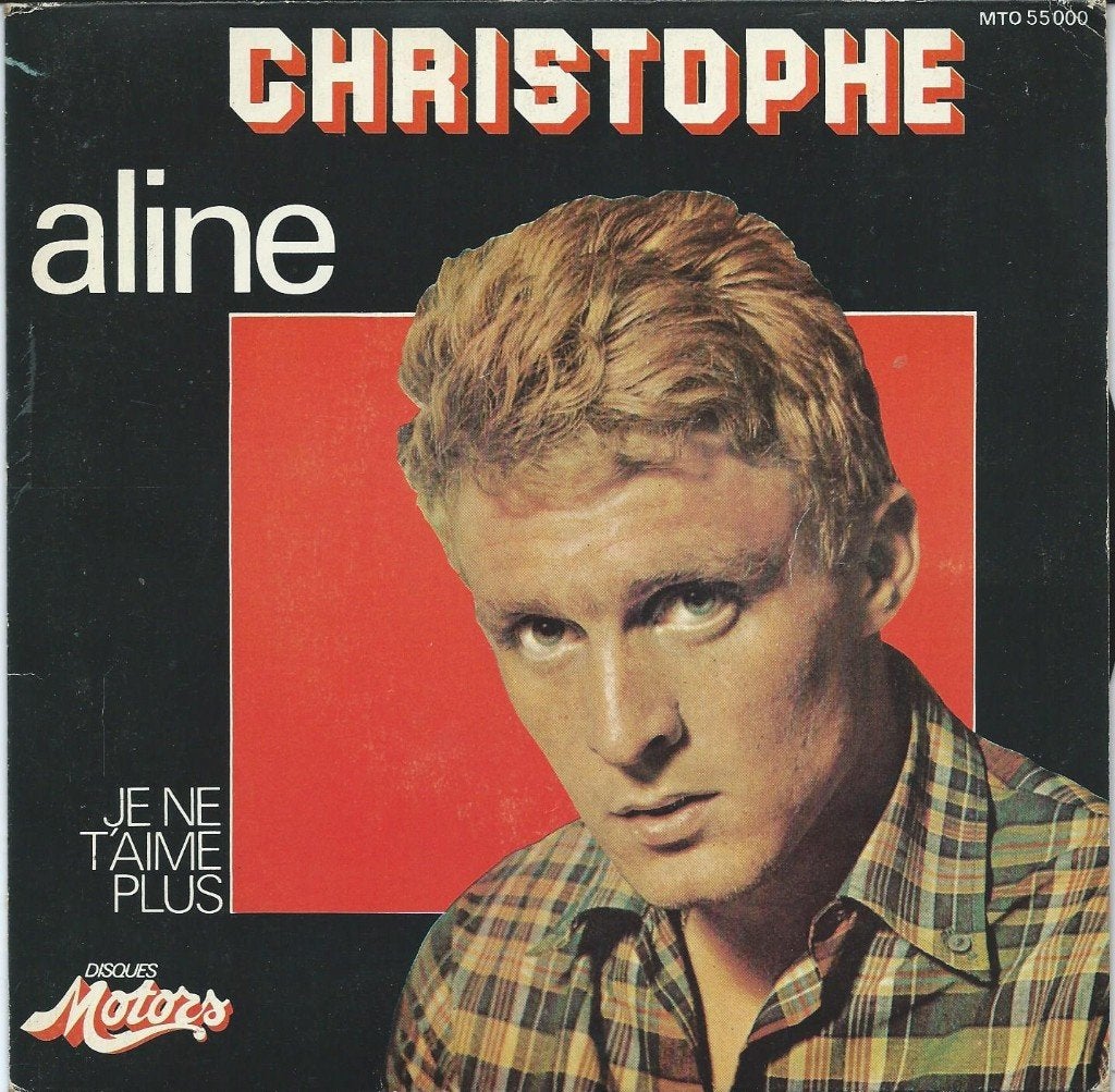 Christophe- ALINE, Verzenden, 7 inch, Pop, Fotohoes