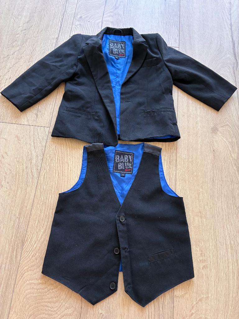 Leuke nette colbert met bijpassend gilet Baby bleu, Ophalen, Zo goed als nieuw, Jongetje, Jasje