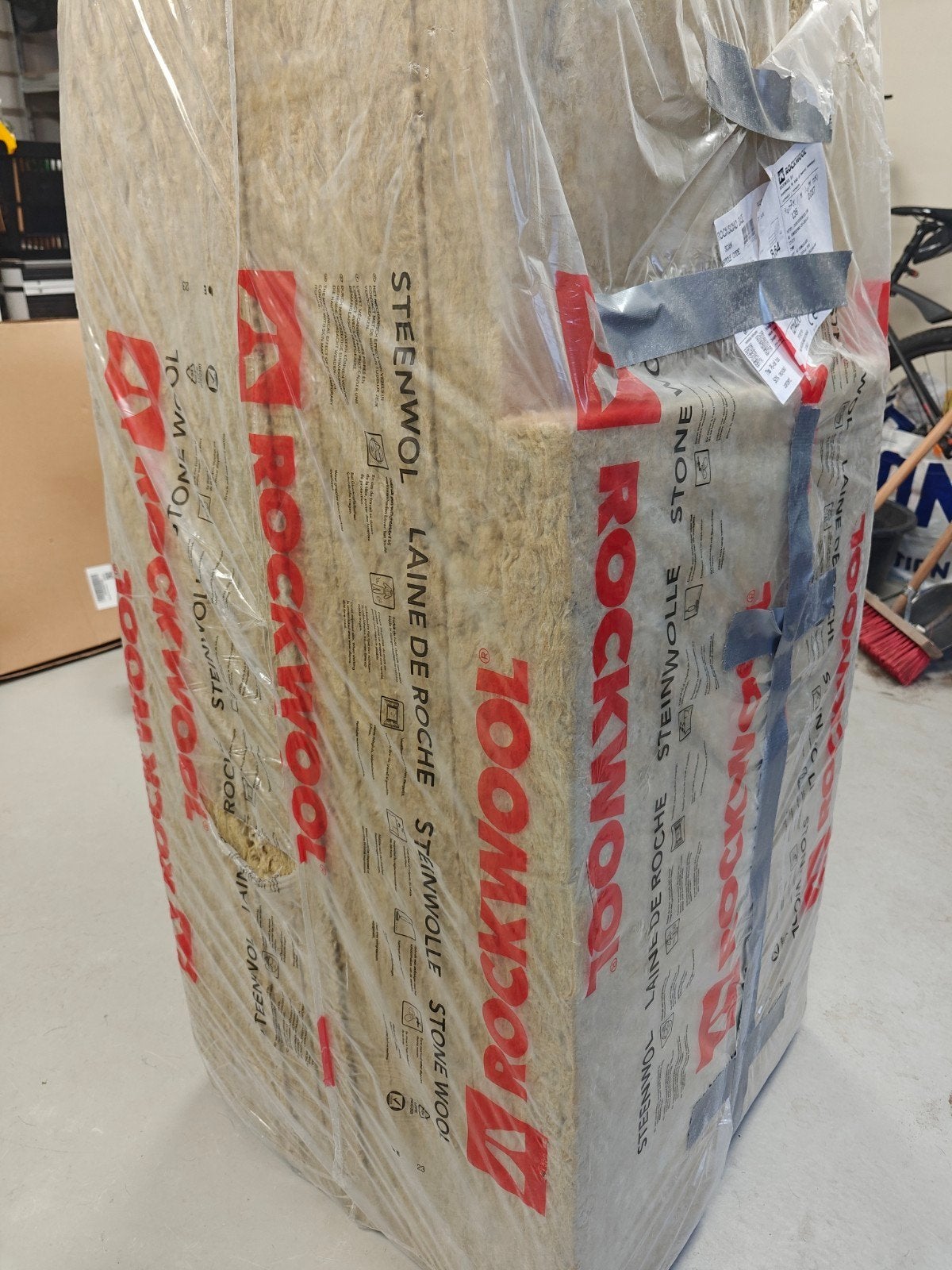 Rockwool Steenwol Isolatie 5cm dik, 7,7m2, Doe-het-zelf en Verbouw, Ophalen, 4 tot 8 cm, Nieuw, Steenwol
