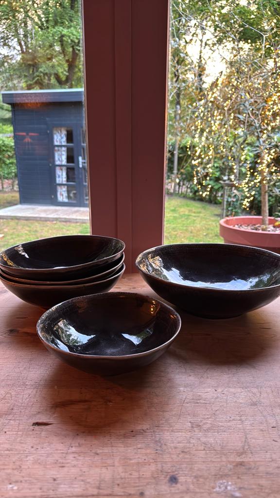 Geglazuurde schalen, Ophalen, Glas, Overige stijlen, Schaal of Schalen