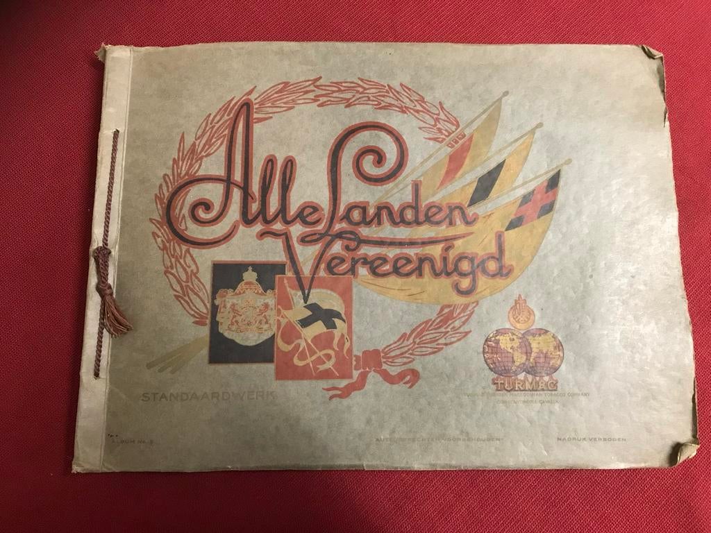 Verzamelboek Alle Landen Vereenigd - Turmac Plaatjes, Antiek en Kunst, Antiek | Boeken en Bijbels, Ophalen of Verzenden