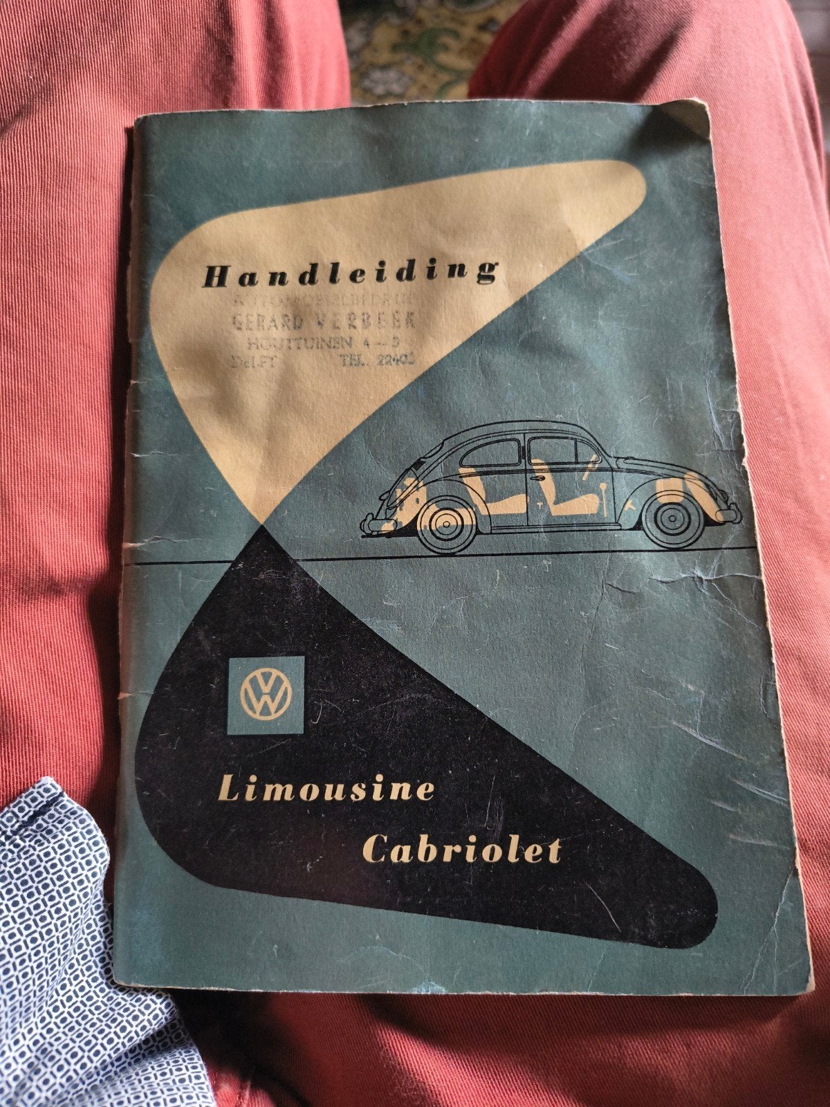 vw keverboekje hartje achterlicht t juni 1955 januari 1955, Verzenden