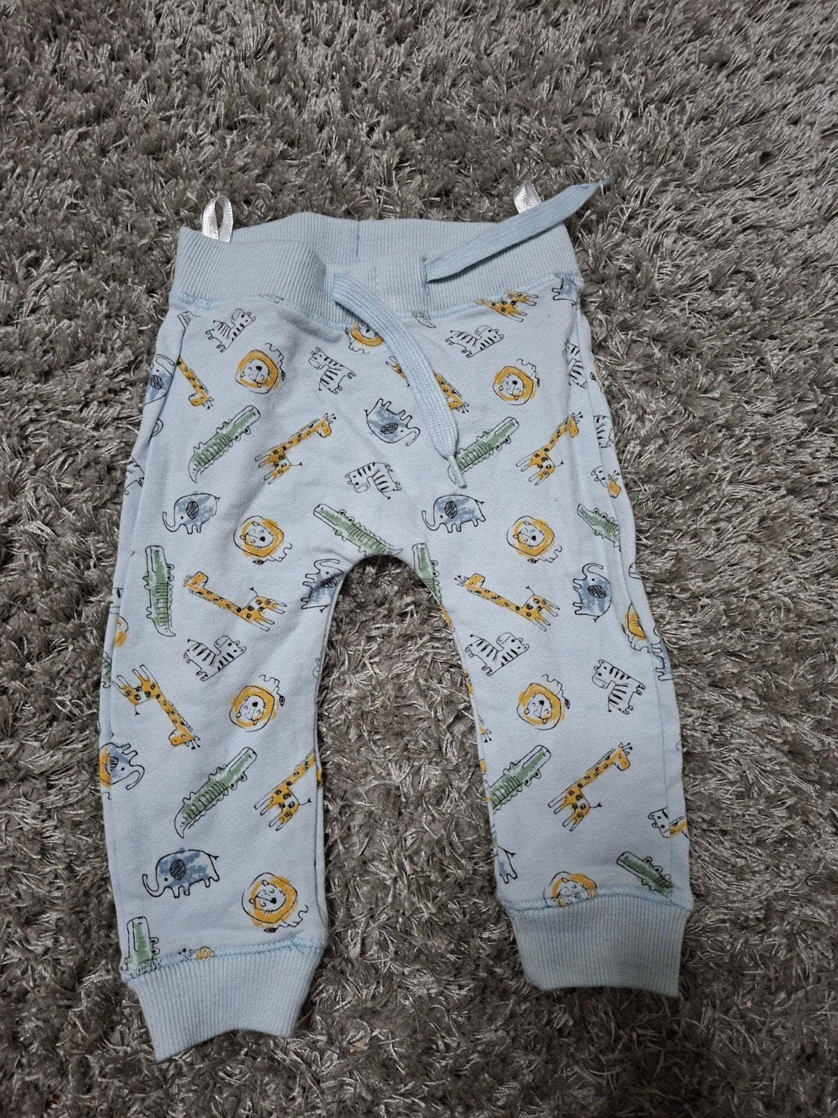 Broekje met dieren, maat 68, Kinderen en Baby's, Babykleding | Maat 68, Verzenden, Zo goed als nieuw, Jongetje, Broekje