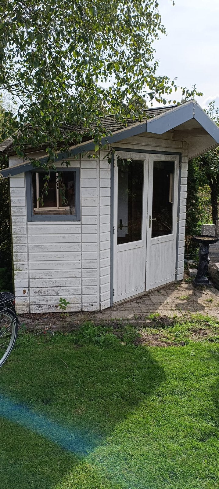 Tuinhuis geïmpregneerd hout, Tuin en Terras, Ophalen, Gebruikt, Tuinhuis, 250 tot 500 cm