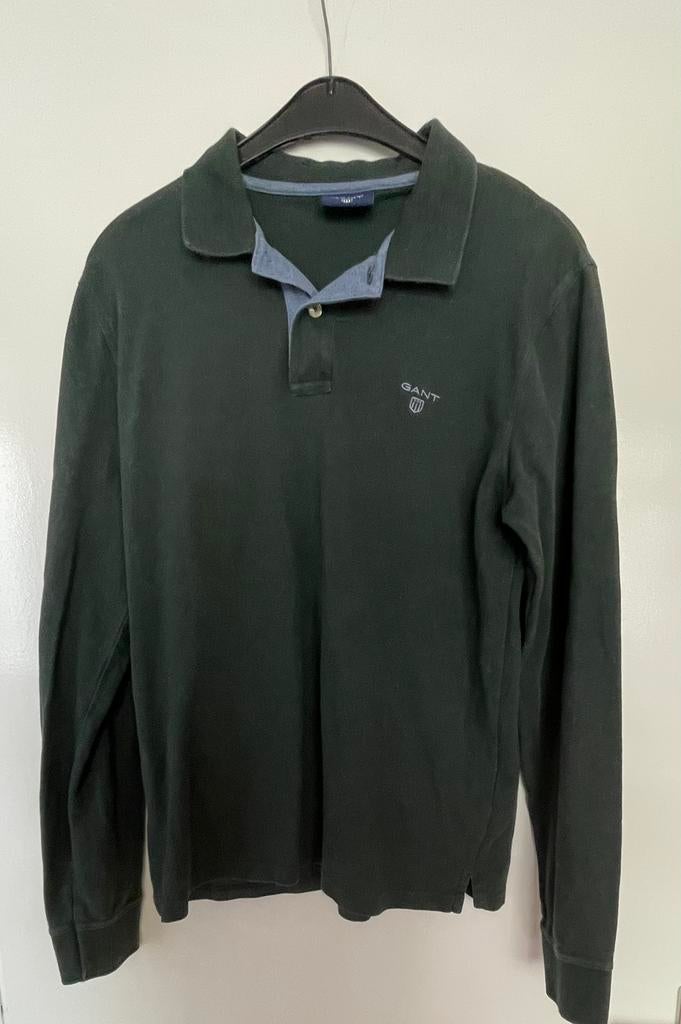Gant polo longsleeve maat M nieuwstaat, Ophalen of Verzenden, Zo goed als nieuw, Maat 48/50 (M)