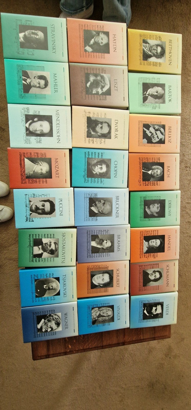 Collectie klassieke componisten boeken, Boeken, Ophalen, Gelezen, Artiest, Diverse Auteurs