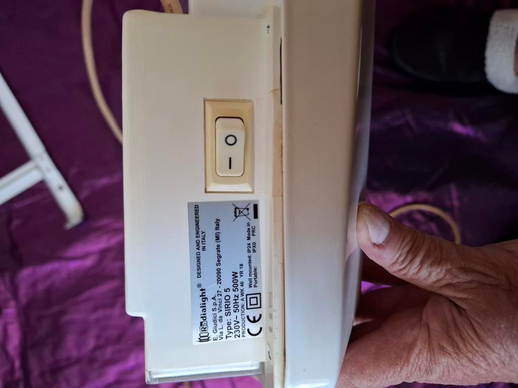 Dialight Sirio 500W Wandverwarming - Compact en Efficiënt, Gebruikt, Verwarmen, Minder dan 60 m³, Ophalen of Verzenden