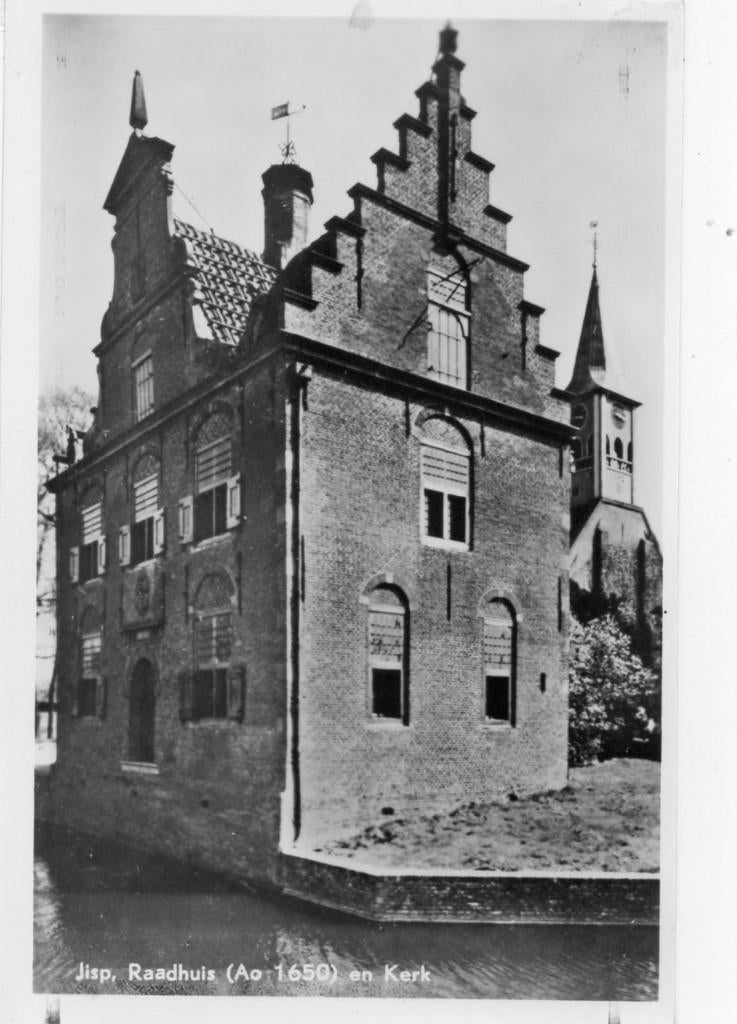 Jisp  Raadhuis, Ophalen of Verzenden, 1960 tot 1980, Ongelopen, Noord-Holland
