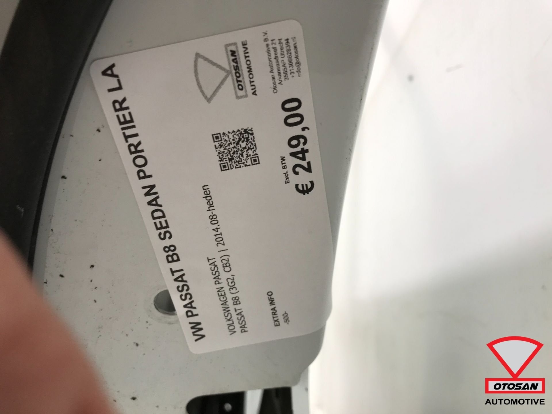 VW Passat B8 2014+ Sedan Portier Deur Links Achter Origineel, Auto-onderdelen, Gebruikt, Volkswagen AG, Achter, Berliner Ring 2
38440  Wolfsburg, DE