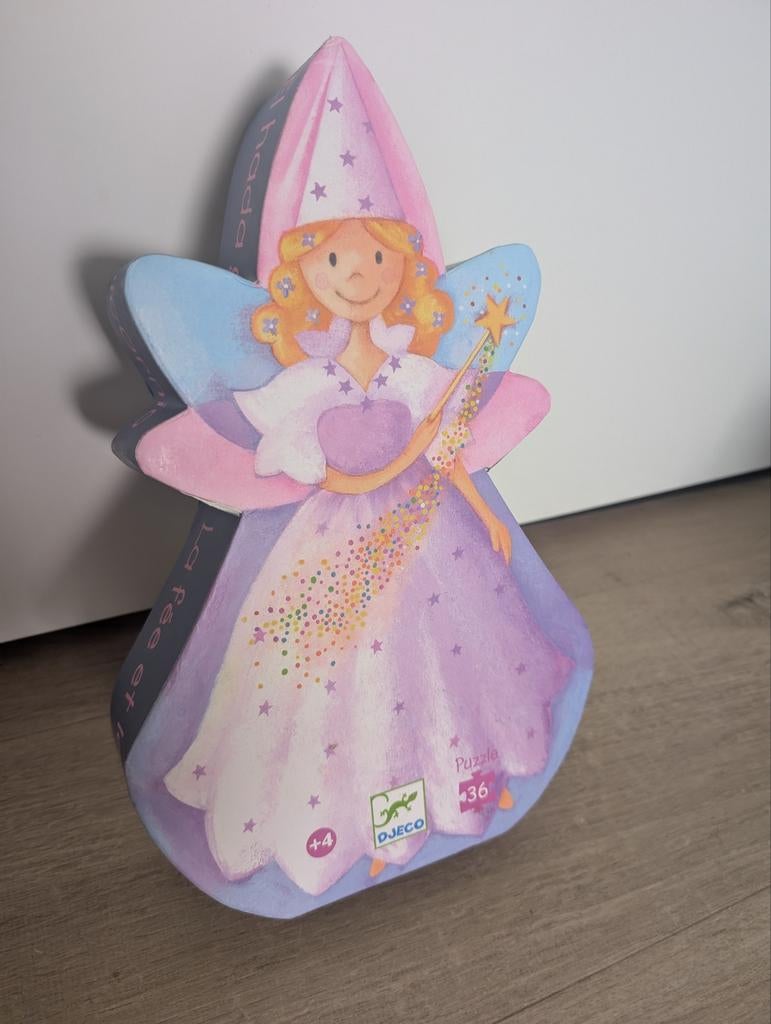 Djeco puzzel La fée et la licorne, Ophalen