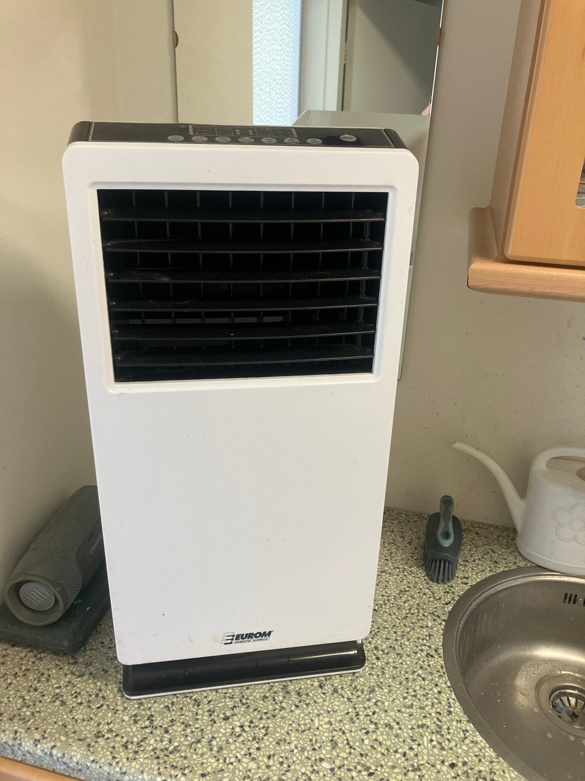 Eurom Air Cooler 65 Watt - Mobiele Airco, Gebruikt, Minder dan 60 m³, Ventileren, 3 snelheden of meer