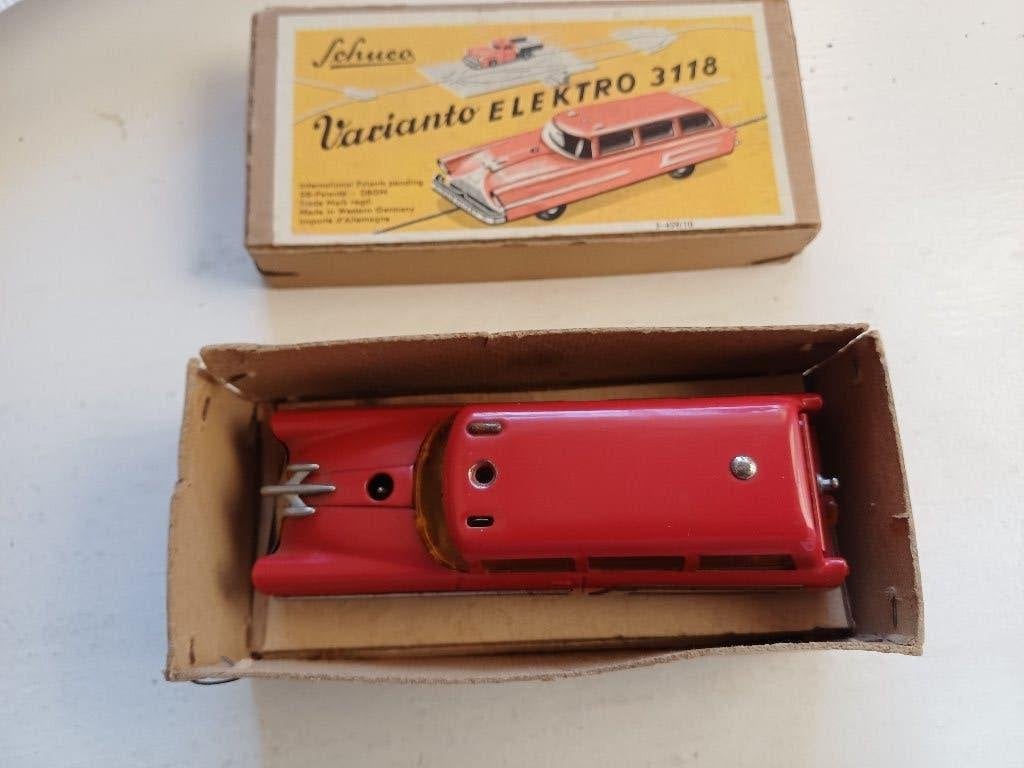 jaren 1950 Schuco Varianto Elektro 3118 met doosje !!, Ophalen of Verzenden
