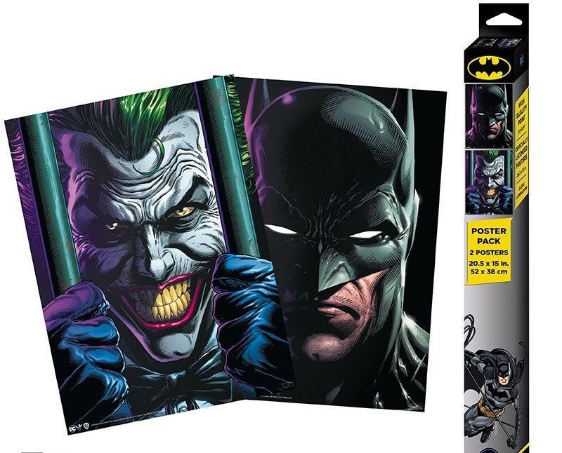 DC Comics poster set Batman & Joker, Rechthoekig Staand, Nieuw, Ophalen of Verzenden, A1 t/m A3