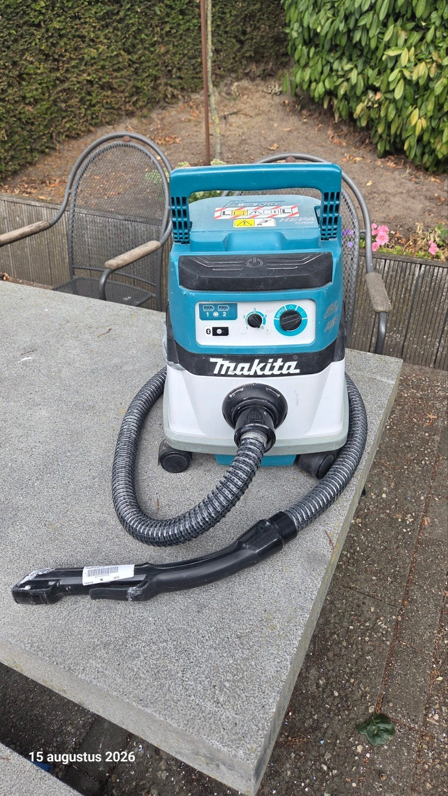 Makita DVC864L 2x18v accu stofzuiger, Doe-het-zelf en Verbouw, Ophalen, Zo goed als nieuw, Overige typen