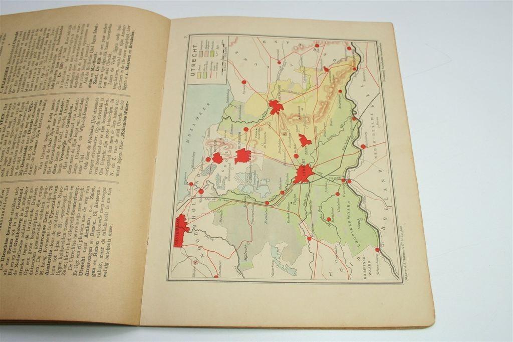 Atlas Nederland & Indiën — Prop — 46e Druk ca. 1945, Boeken, Gelezen, Ophalen of Verzenden, Landkaart, 1800 tot 2000