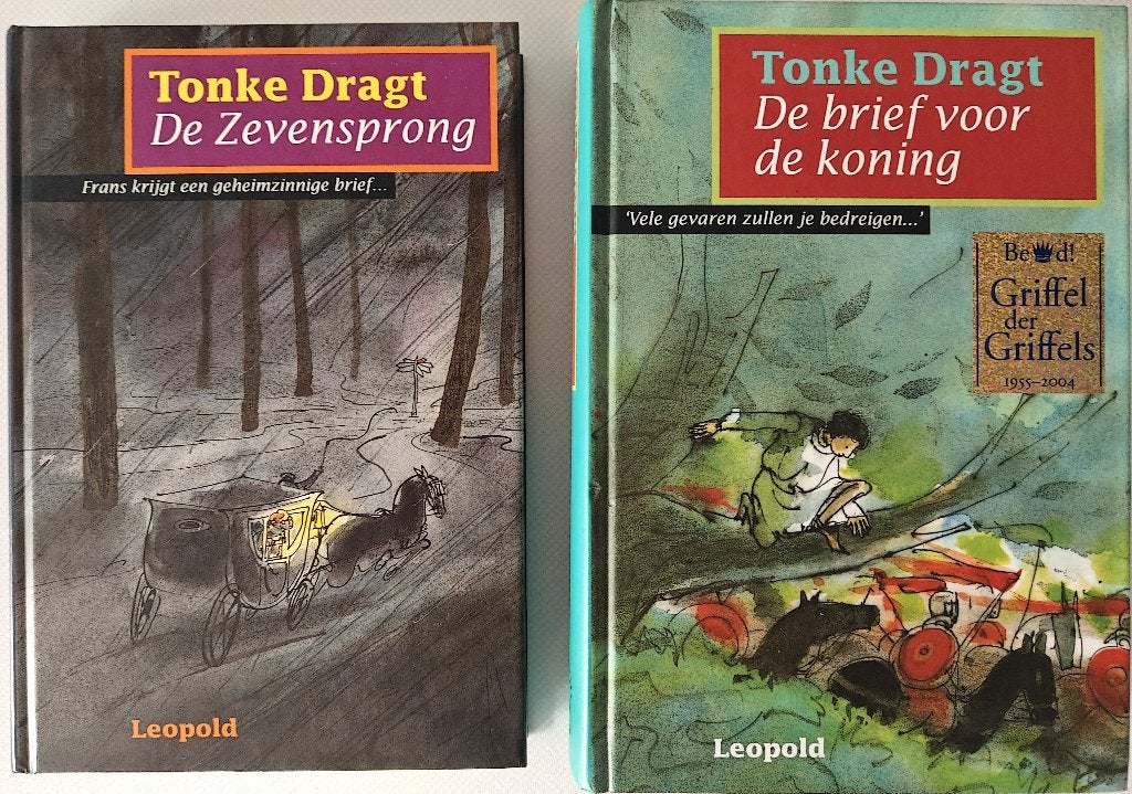 Tonke Dragt: DE ZEVENSPRONG, DE BRIEF VAN DE KONING., Tonke Dragt, Ophalen of Verzenden, Zo goed als nieuw, Fictie