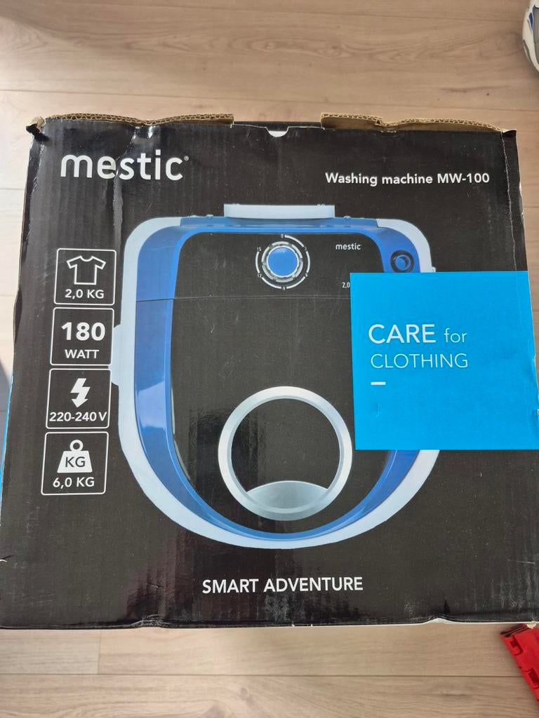 wasmachine voor op bijvoorbeeld camping, Ophalen of Verzenden, Zo goed als nieuw, 1200 tot 1600 toeren, Minder dan 85 cm