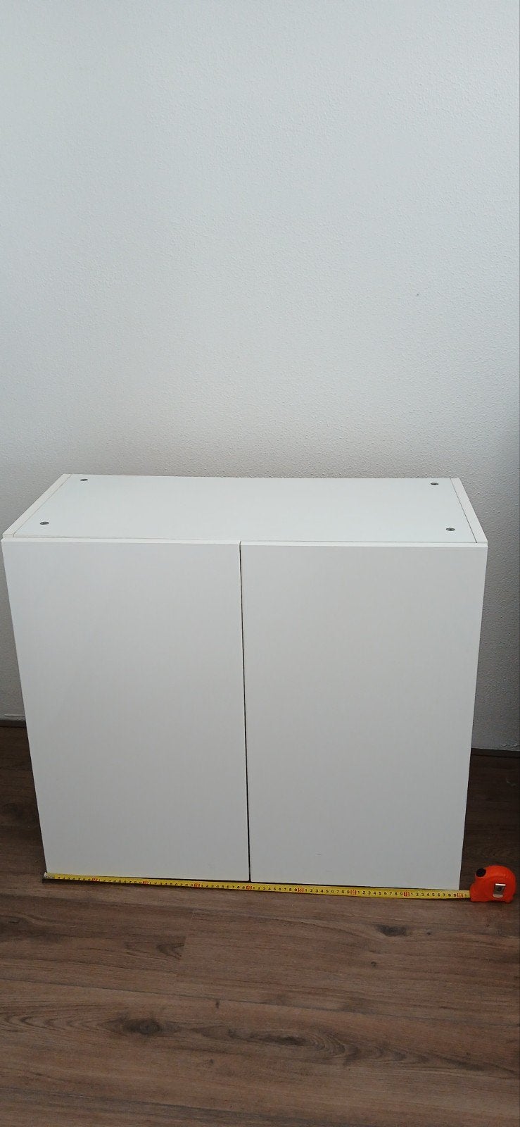 Witte kast met planken en deuren, Ophalen, Gebruikt, 50 tot 100 cm, Modern