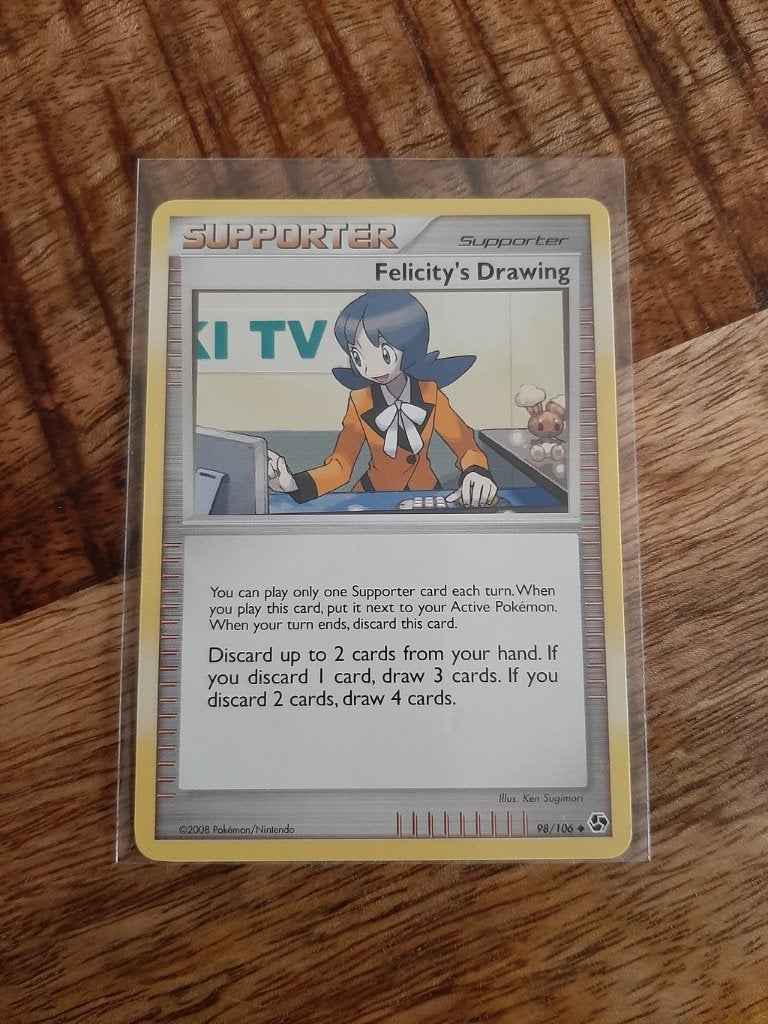 Felicity's Drawing #98, Non Holo, Pokemon Great Encounters, Ophalen of Verzenden, Nieuw, Losse kaart