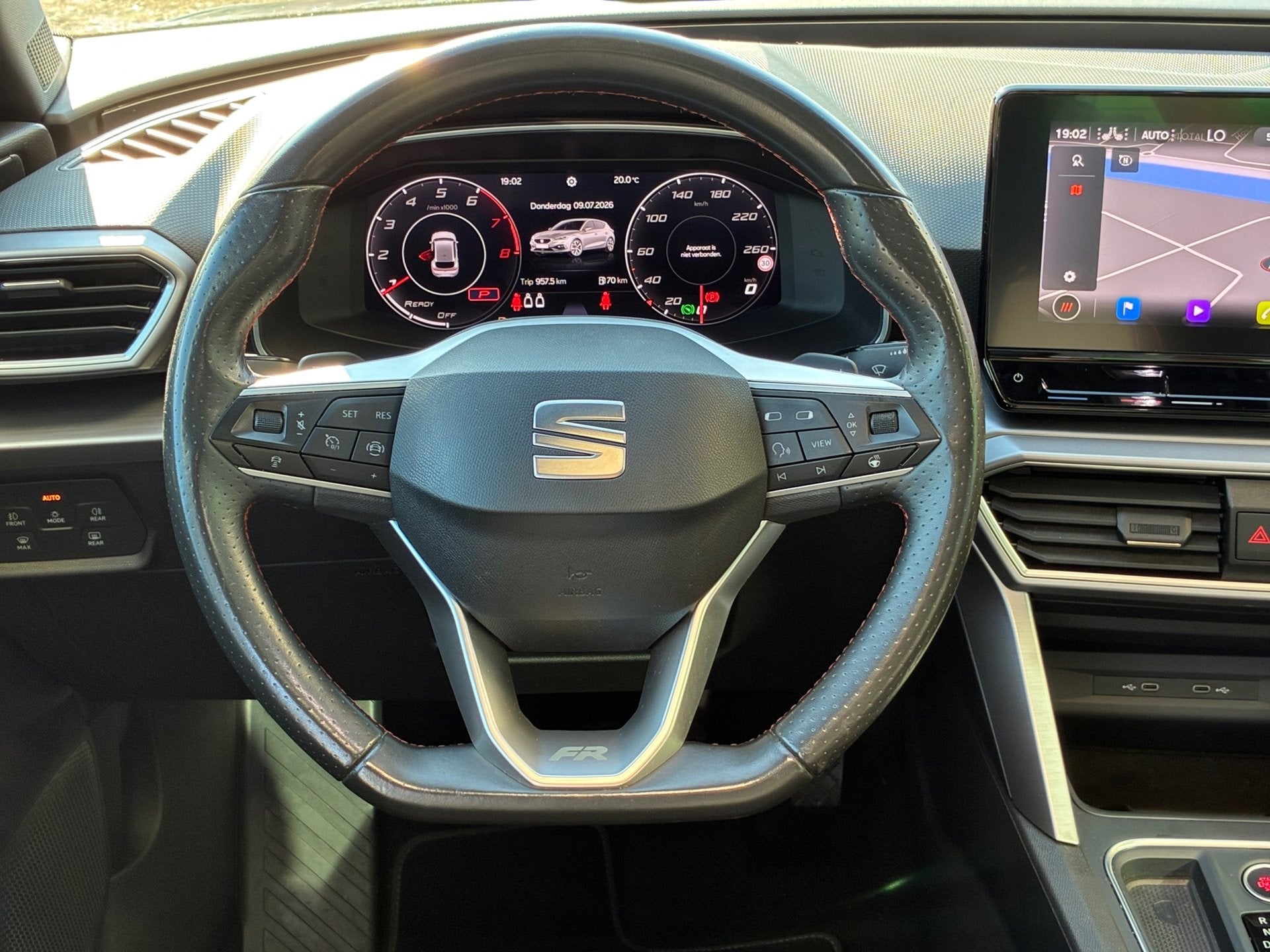 Seat Leon 1.5 eTSI FR Business|2e Eigenaar|Automaat|Panorama, Auto's, Seat, 1272 kg, 4 cilinders, 150 pk, Leon