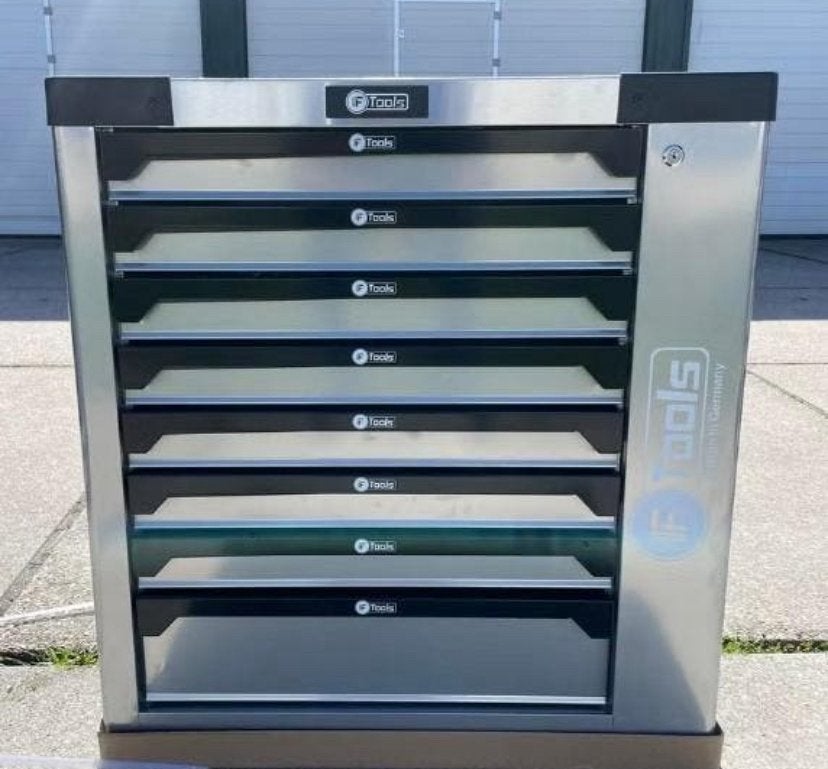 Gereedschapswagen F-Tools. 8 lades nu vanaf €359 op wielen, Doe-het-zelf en Verbouw, Gereedschapskisten, Ophalen, Gevuld, Nieuw