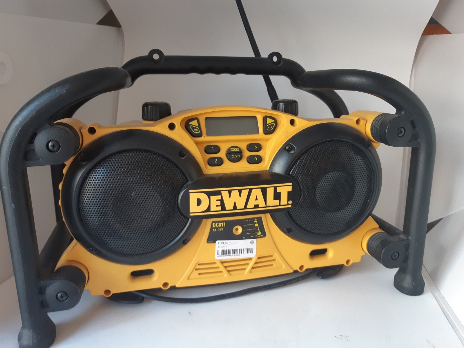 De walt DC011, Ophalen of Verzenden, Zo goed als nieuw, Bouwradio, DeWalt