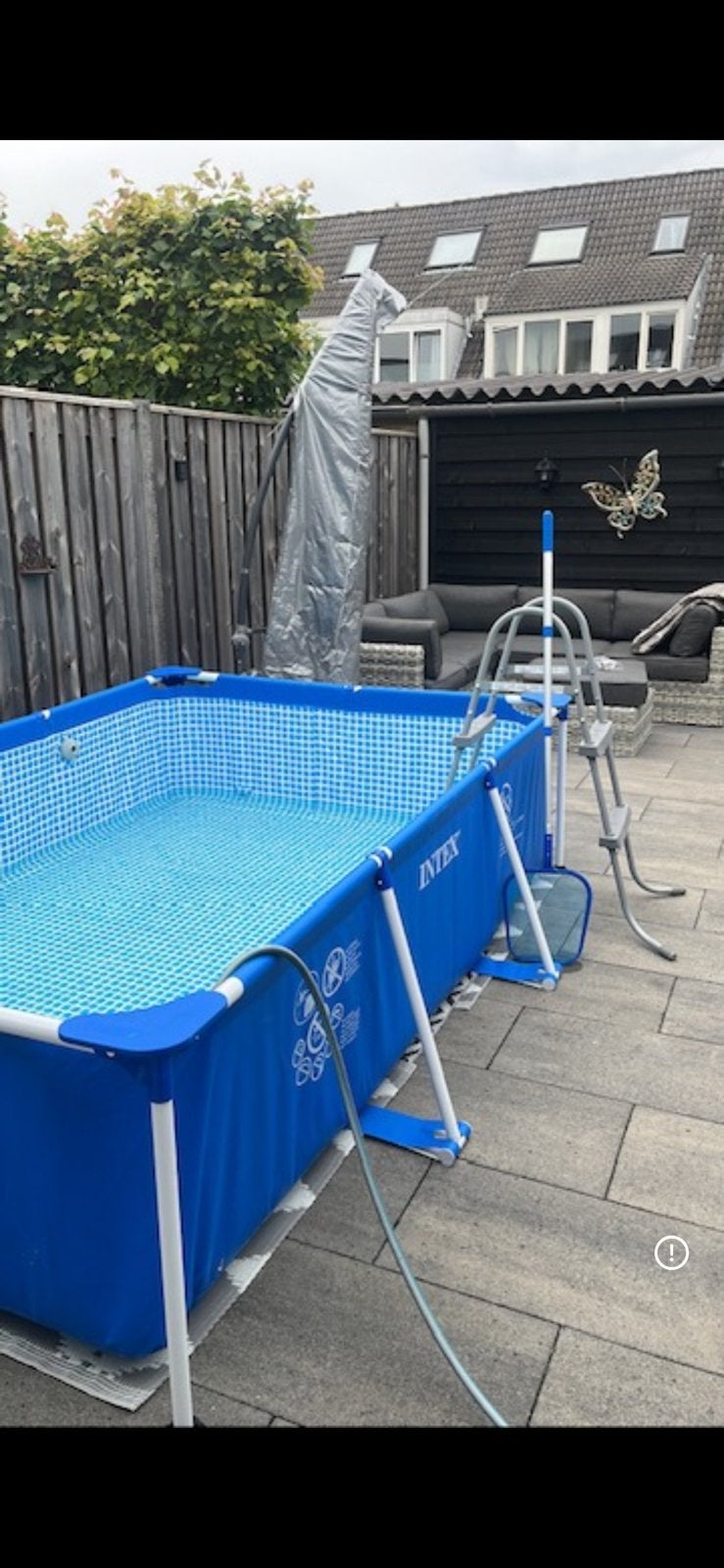 Intex zwembad 2 bij 3 meter, Ophalen, Gebruikt, Opzetzwembad, Rechthoekig