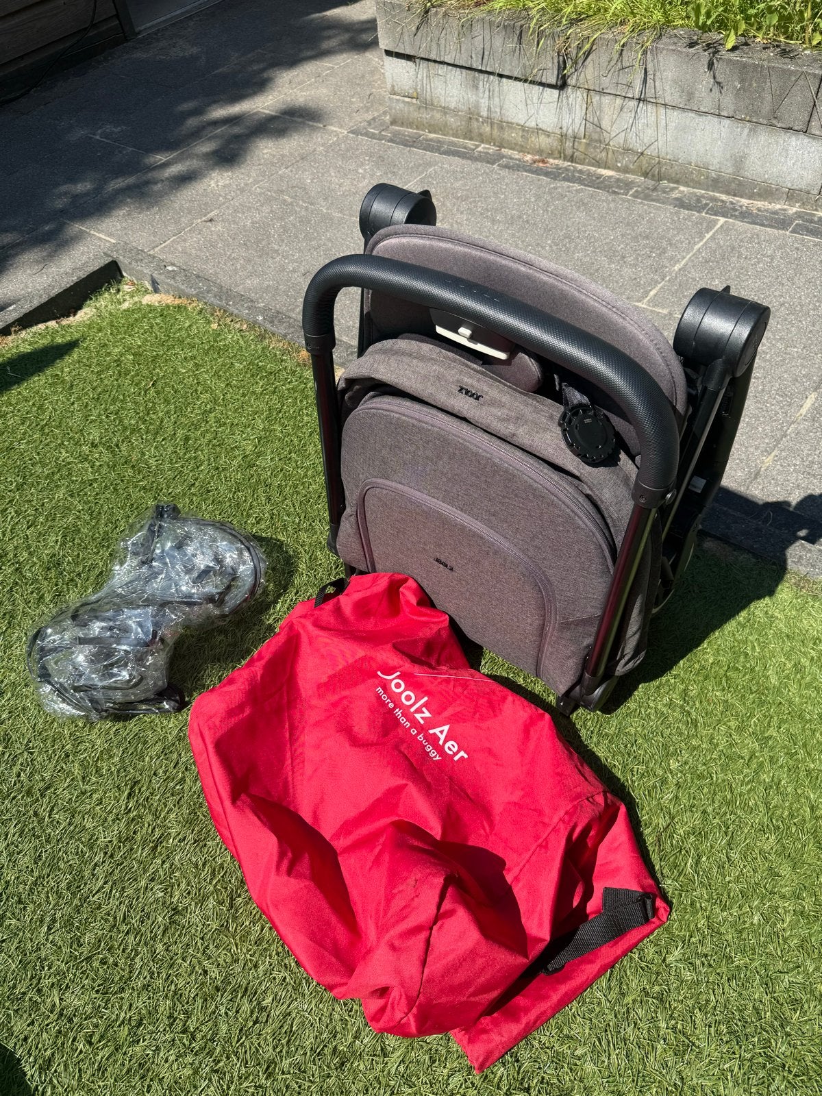 Joolz Aer buggy antraciet incl. Reistas en regenhoes, Ophalen, Gebruikt, Overige merken
