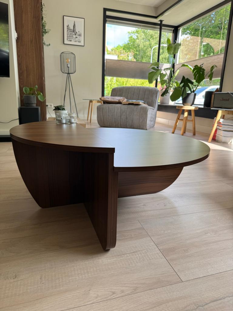 Moderne ronde salontafe, Ophalen, 50 tot 100 cm, Rond, Nieuw