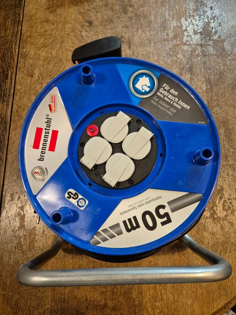 Brennenstuhl Garant kabelhaspel 50m - binnen, Ophalen of Verzenden