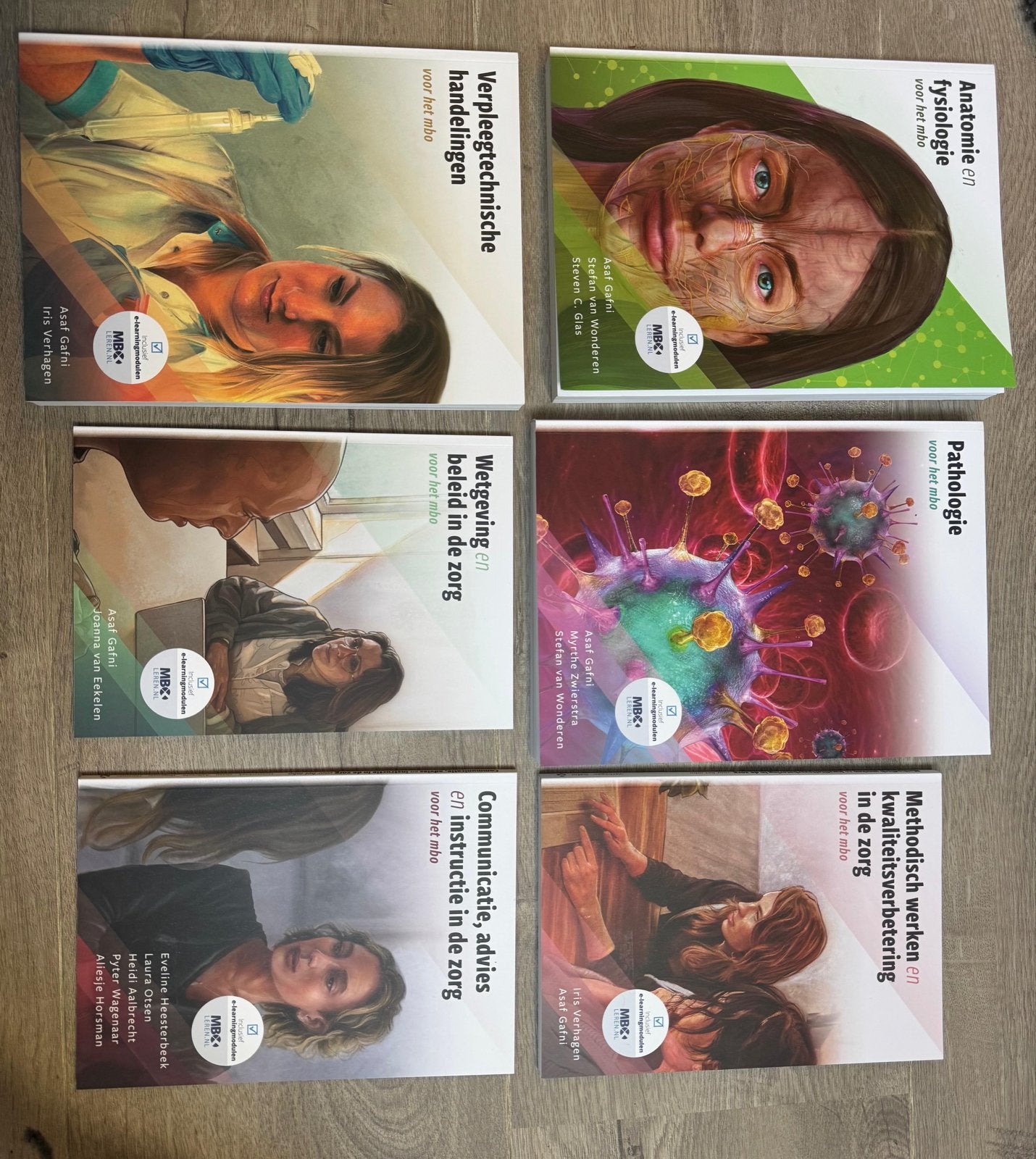 6x mbo Zorgboeken Anatomie, Pathologie, Verpleegtechniek e.a, Ophalen, Gamma, Zo goed als nieuw, MBO
