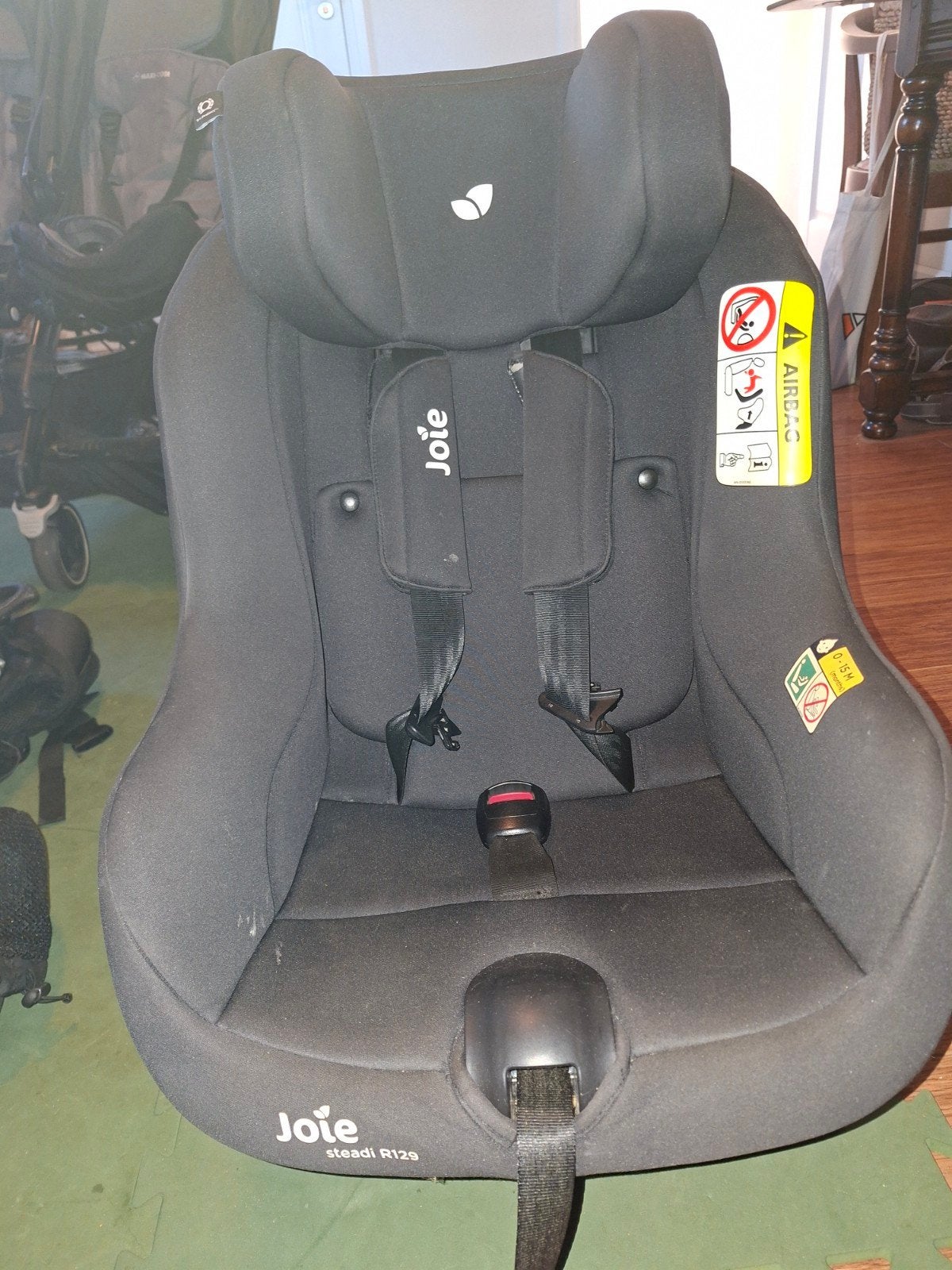 Joie Steadi Autostoel Zwart - Nette Staat, Overige merken, 0 t/m 18 kg, Ophalen of Verzenden, Slaapstand