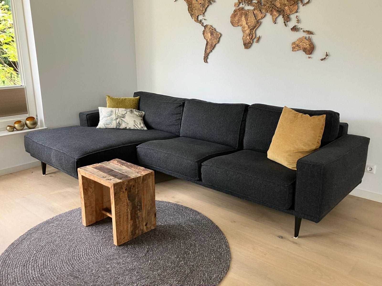 Cartel Living hoekbank 295x130cm, TOPSTAAT, 7 jaar jong, Huis en Inrichting, Ophalen, 250 tot 300 cm, 125 tot 150 cm, Hoekbank