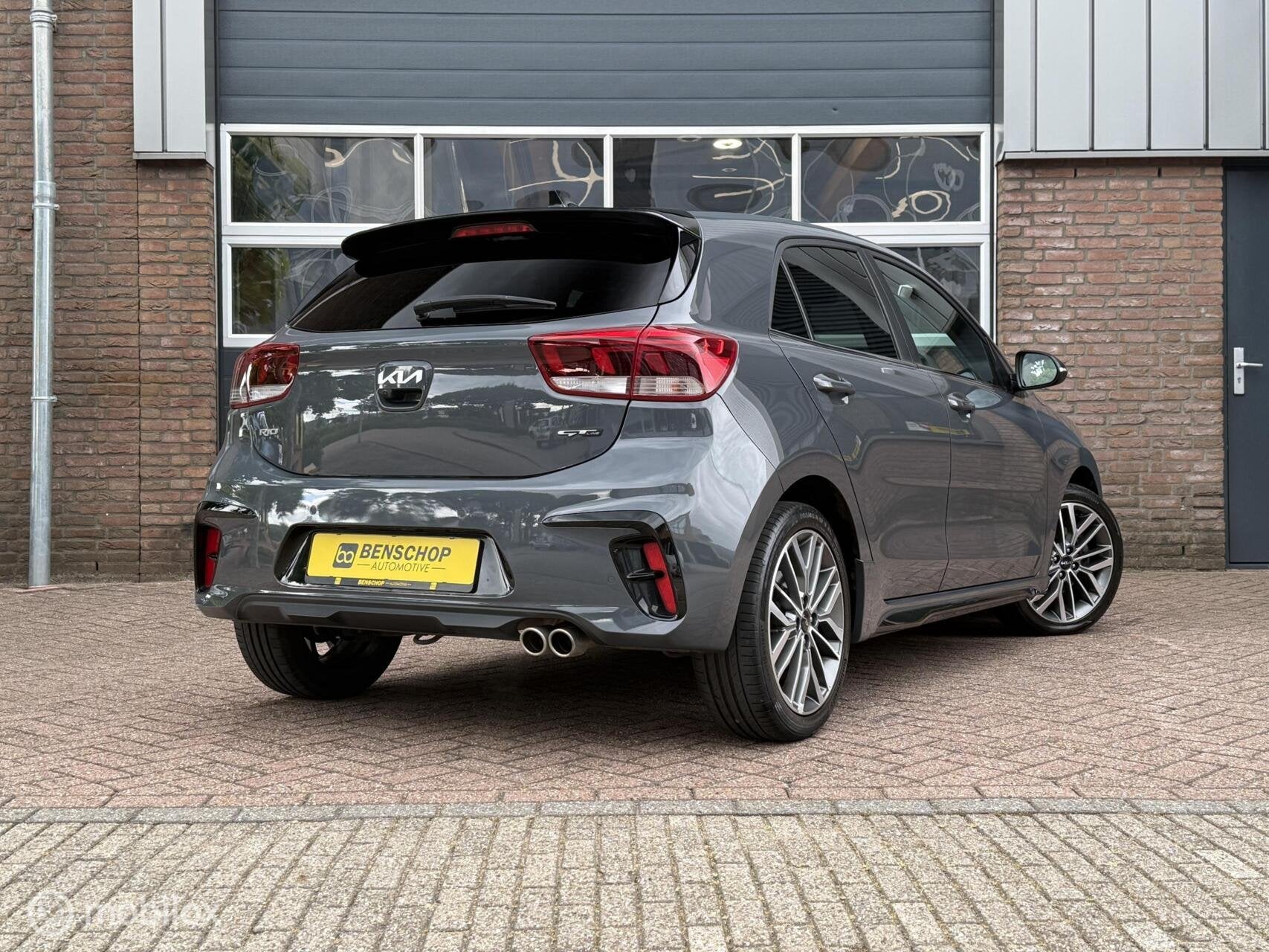 Kia Rio 1.0 T-GDi MHEV GT-Line 100 PK Cruise Navi Carplay Ca, Auto's, Voorwielaandrijving, Zwart, Bedrijf, Handgeschakeld