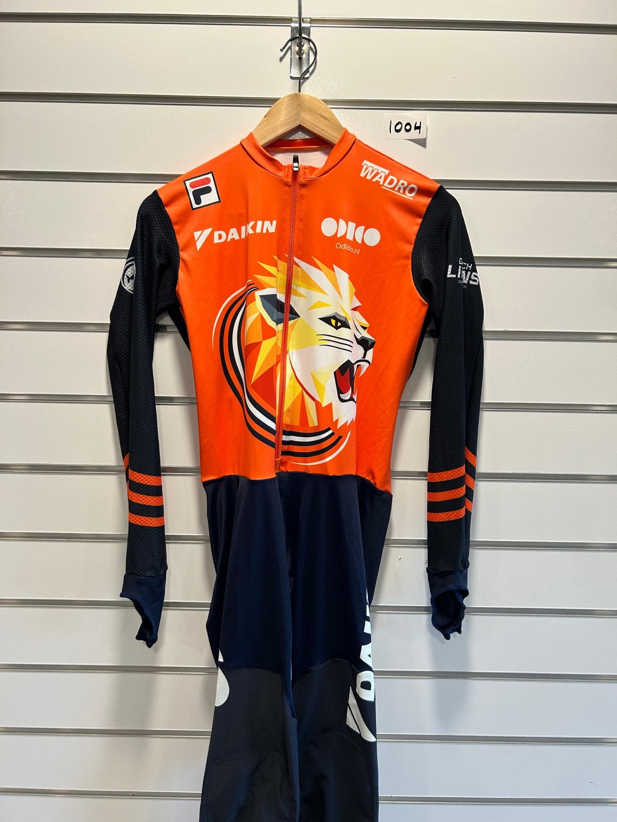 Schaatspak shorttrack Jens van 't Wout TeamNL maat M, Sport en Fitness, Schaatsen, Ophalen of Verzenden, Zo goed als nieuw, Overige typen