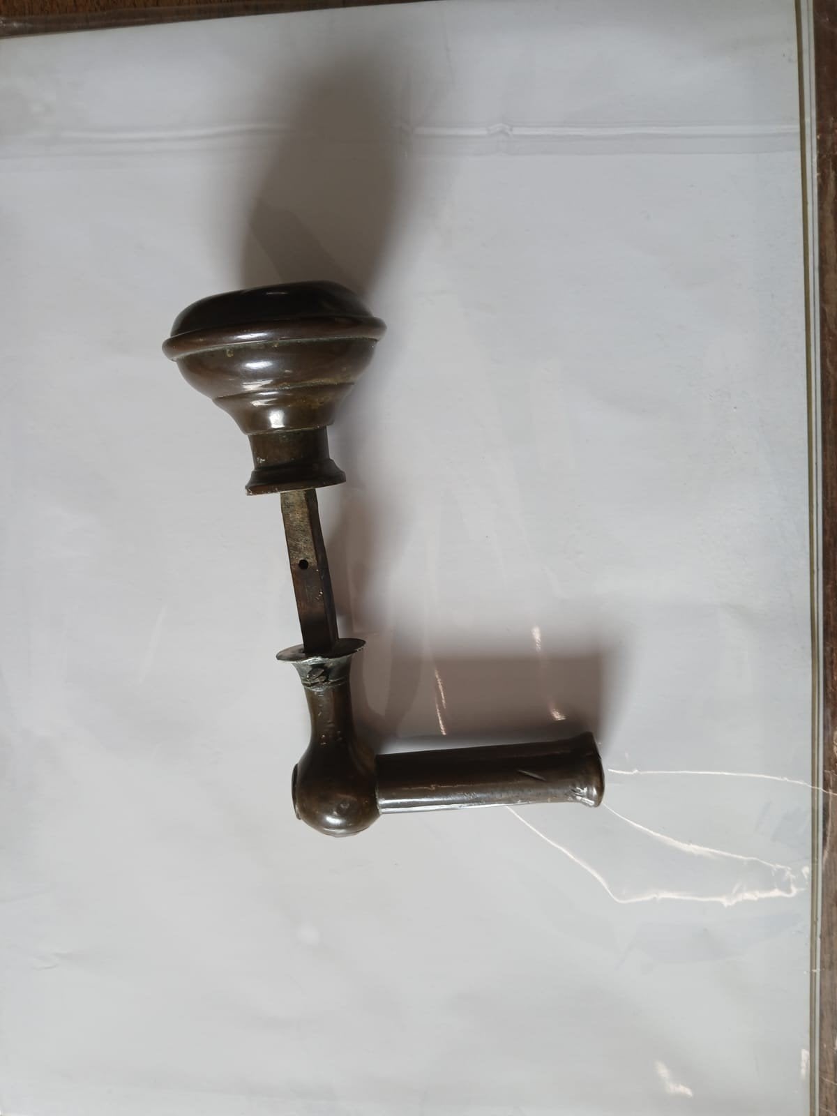 deurklink, Doe-het-zelf en Verbouw, Ophalen of Verzenden, Gebruikt, Koper of Messing, Klink of Kruk