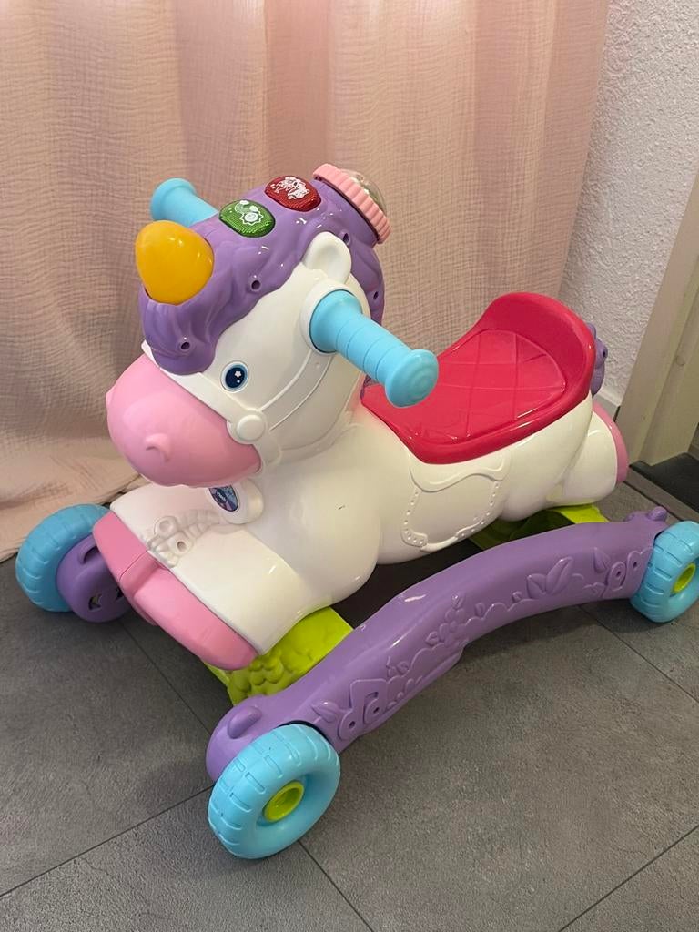Vtech hobbel speel eenhoorn, Ophalen of Verzenden, Gebruikt, 6 maanden tot 2 jaar