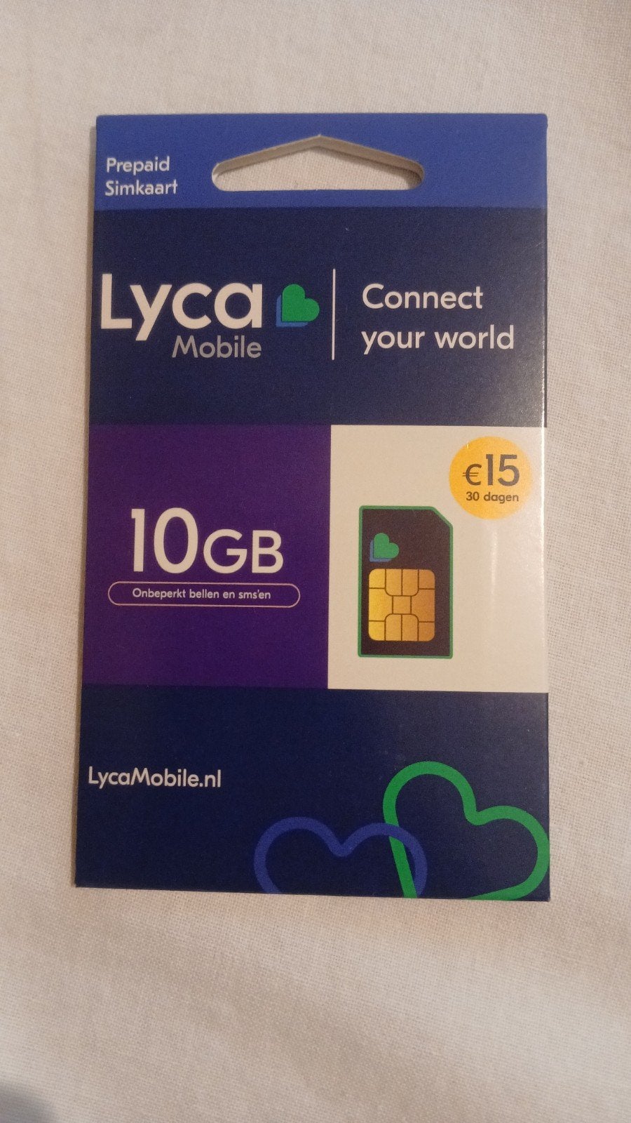 Lyca Mobile  10gb 15 stuks, Verzenden, Nieuw, KPN, Simkaart