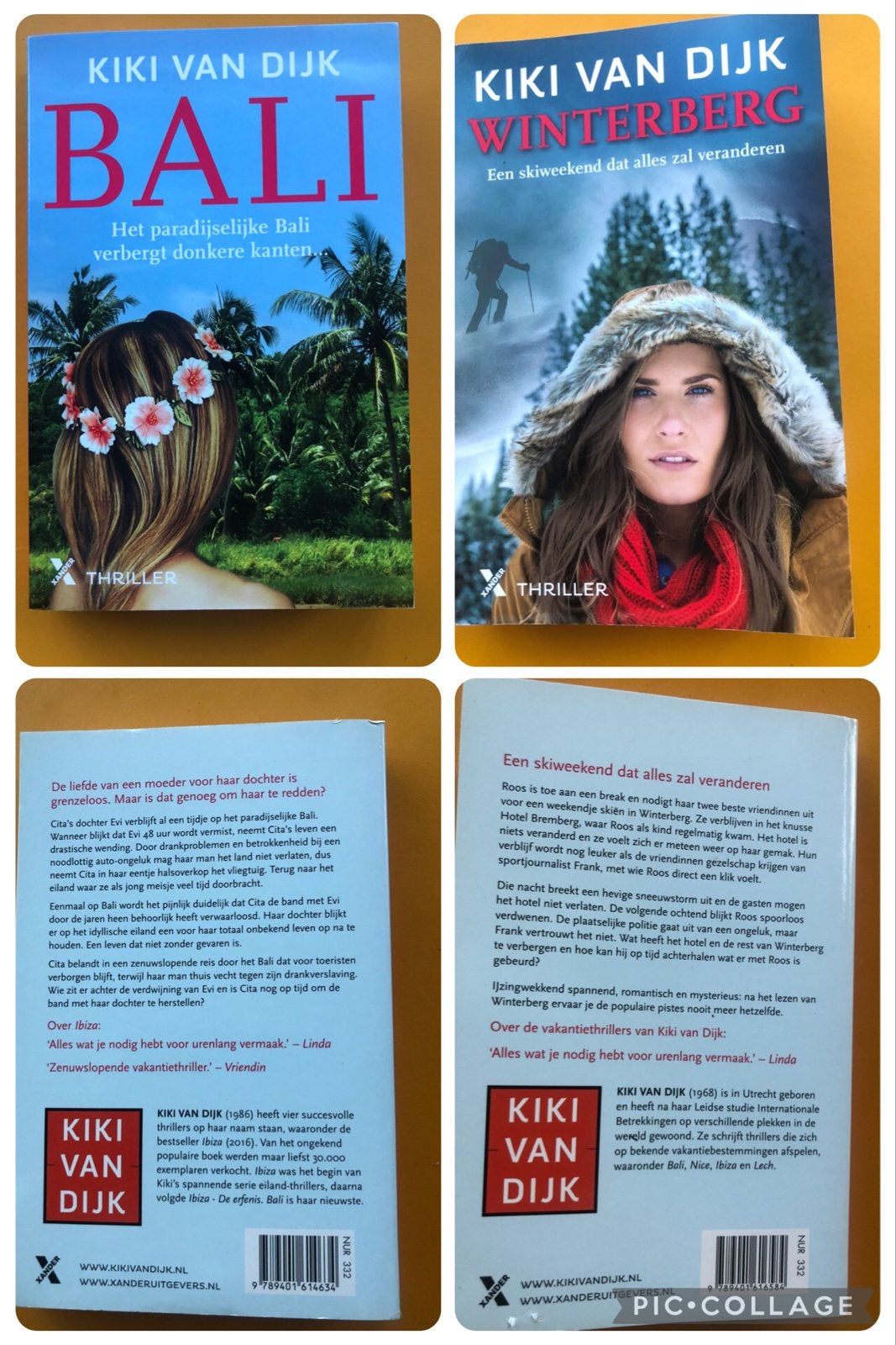 Kiki van Dijk - Bali & Winterberg (2 thrillers), Boeken, Ophalen of Verzenden, Gelezen, Nederland