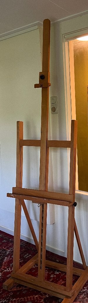 Talens atelierezel, Ophalen, Gebruikt, Acrylverf